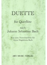 QUERFLÖTE DUETTE NACH J.S.BACH ( NOTEN )