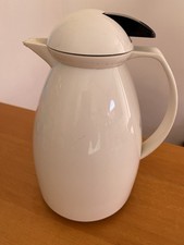 Thermoskanne Isolierkanne von Emsa Weiß Schwarz Gebraucht 26 Cm