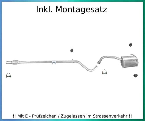 Auspuffanlage für ford ii - auspuffanlage, ka
