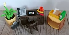 PLAYMOBIL?Schreibtisch Büro Home Office iPad Telefon Ordner Briefe Smartwatch