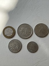5 französische Vor-Euro