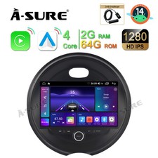 2+64G Android 14 Autoradio Carplay Navi für BMW Mini Cooper F55 F56 F57 Mit DAB+