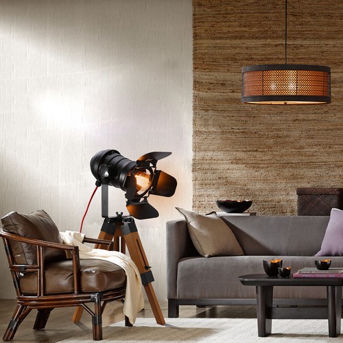 Led vintage stehleuchte tripod - led,