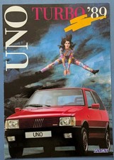 Prospekt Fiat Uno Turbo'89