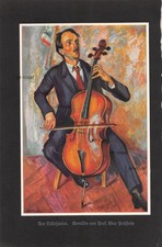 Der Cellospieler - Max Pechstein - 1928 - Historischer Kunstdruck ~16x24cm