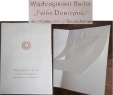DDR Urkunde Stasi Wachregiment