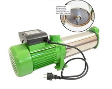 CHM GmbH® Kreiselpumpe Edelstahl 11 Bar Druck 8600 L/h Gartenpumpe 2200 Watt