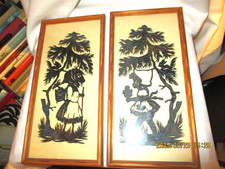 2 x alter HAND-SCHERENSCHNITT