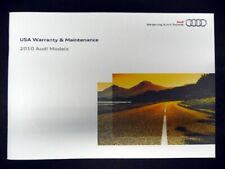 AUDI USA Warranty & Maintenance Service Schedule ORIGINAL Serviceheft english