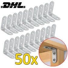 50x Edelstahl Winkelverbinder