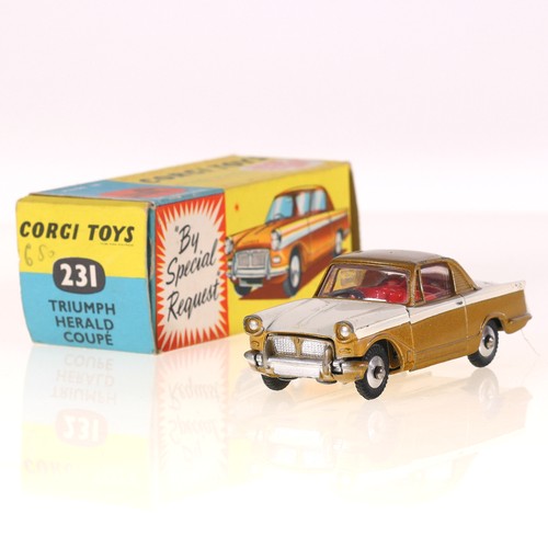 Corgi toys 231 triumph herald - toys,