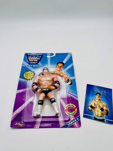 Wwf rocky maivia bendable - |,
