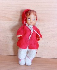 14,5cm ARI alte Puppe Gummi