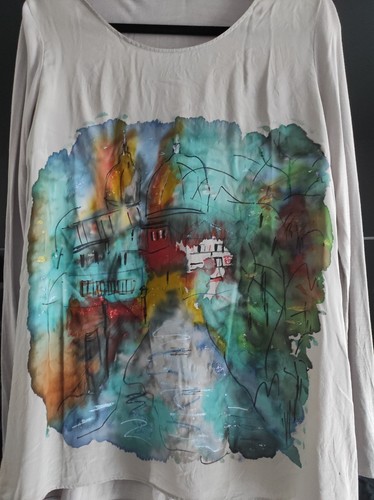Seidenshirt langarm xl - seidenshirt, gr.