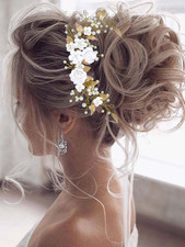 Blume Braut Hochzeit Haar Rebe