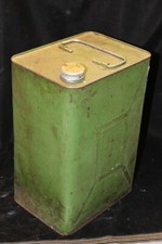 Blech Einheits Kanister Wehrmacht für Benzin u Flüssigkeiten leer 33x17x22cm 2WK