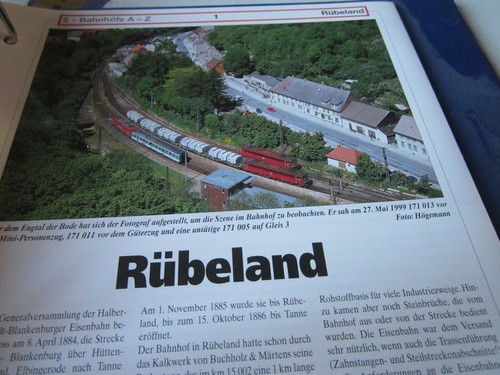 Bahnhof mit gleisplan - ,
