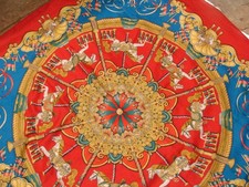 Hermes Kaschmir/Seide/Schal/LUNA PARK, traumhaft! Ungetragen + Karton und Band.