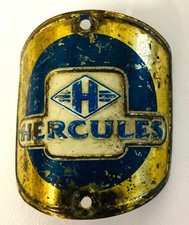 Steuerkopfschild Hercules Emblem Symbol Abzeichen Fahrrad Marke Sammler