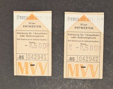 München MVV Fahrkarten aus