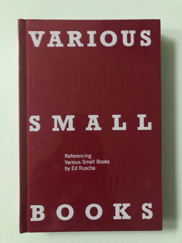 Ruscha various small books - various,