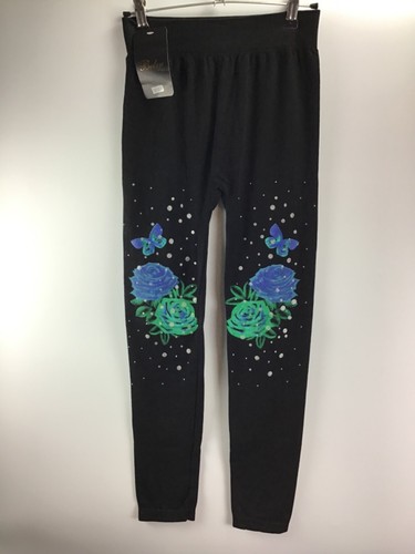 Damen,Leggings,lang,schwarz,L/