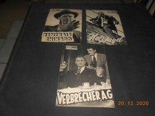 3 film program books 1960s