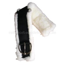 Sattelgurt  Western,Syntetikfell, 24"/26"/28"/30"/32"/34"/36",schwarz