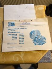 Sachs Reparaturanleitung Sachs gs 5 und 6gang