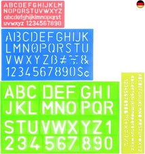 4 Pieces Plastic Letter