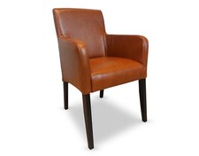 Echtleder Esszimmerstühle mit