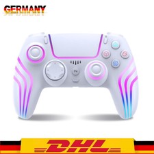 PS4/PC Wireless Gaming Controller 1000 mAh Kabellos Bluetooth/USB-C Handy RGB