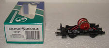 Sachsenmodelle 16131 Spezialwagen - Lokradsatztransporter mit Speichenrad in OVP