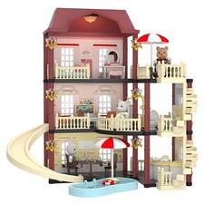 Puppenhaus mit Möbeln und