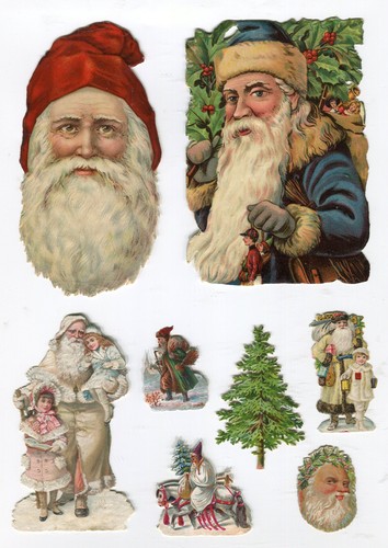 Glanzbild oblaten scraps - glanzbild,