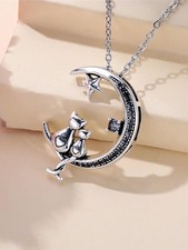 Halskette Sterling Silber Mond