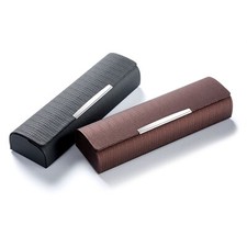 FEFI® – Kleines Lesebrillen Etui in Leder-Optik mit Chrombeschlag