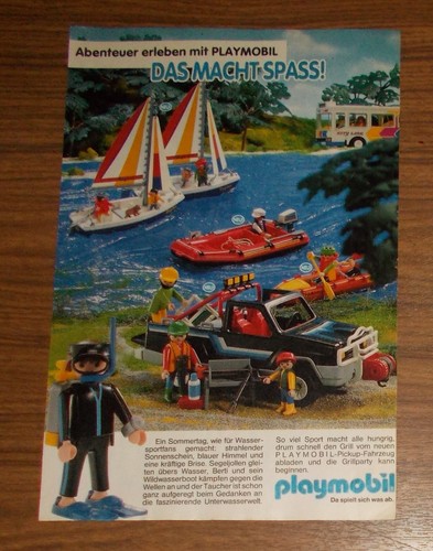 Rare advertising playmobil - advertising,