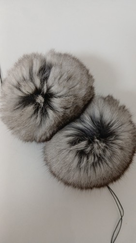 Pelzbommel set echtfell - pelzbommel,