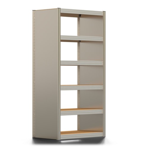 Archivregal mit seitenwand - mit,
