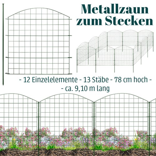 Zaun gartenzaun steckzaun - zaun,