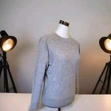 Hallhuber Damen Pullover Pulli  Grau  Wolle Kaschmir Gr. XS