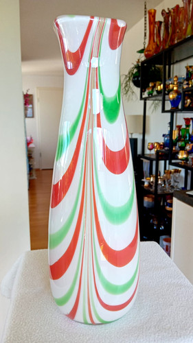 Große schwere glas vase - xl,