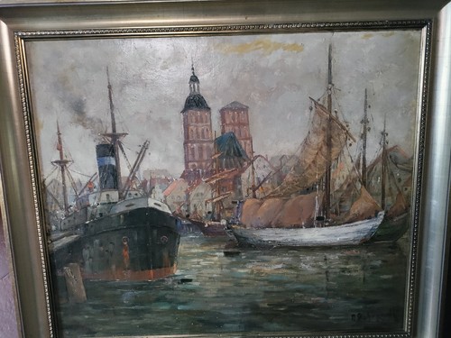 Stralsund hafen öl auf - ?,