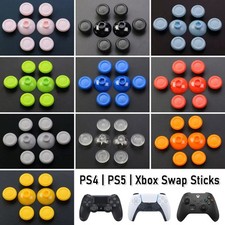 8x Swap Stick Aim Assist 6-10mm PS5 PS4 Xbox Controller Thumbstick Set King Scuf