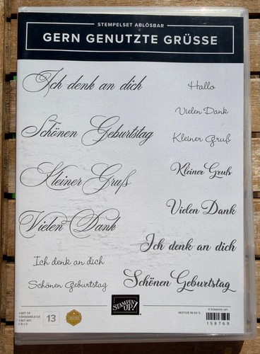 Stampin stempelset gern - stampin,