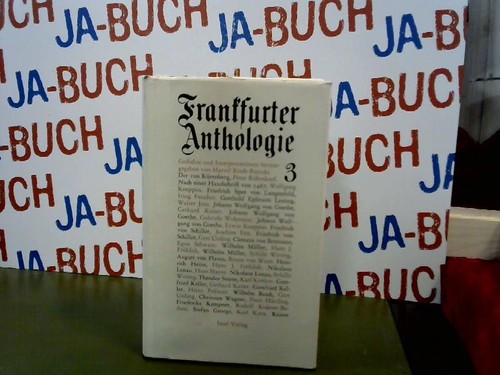 Frankfurter anthologie - frankfurter,