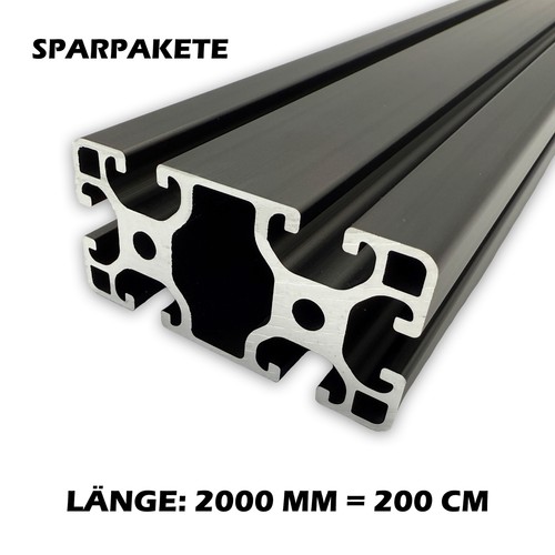 Alu profil 40x80 nut - alu,