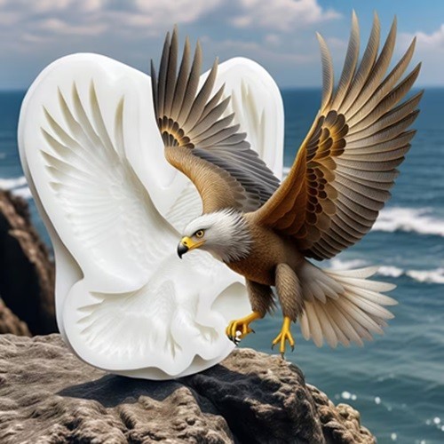 Relief 90x70x8mm silikon - 3d,