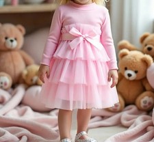 Niedliches Mädchenkleid Tüll Gr. 86/92 neu